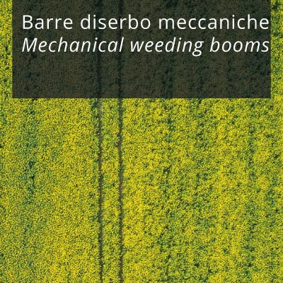 Mechanical weeding booms