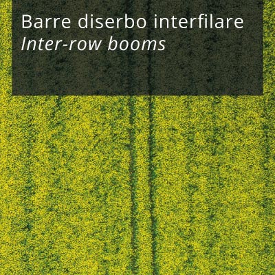 Inter-row booms