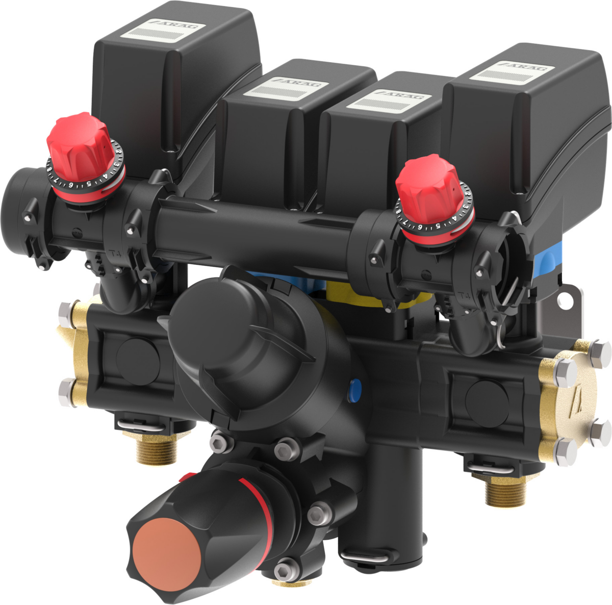 2-WAY SOLENOID VALVE KIT WITH CALIBRATED RETURNS, MAIN, AND PRESSURE